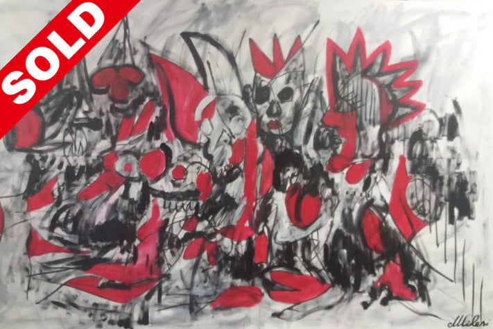 Nero, bianco e rosso