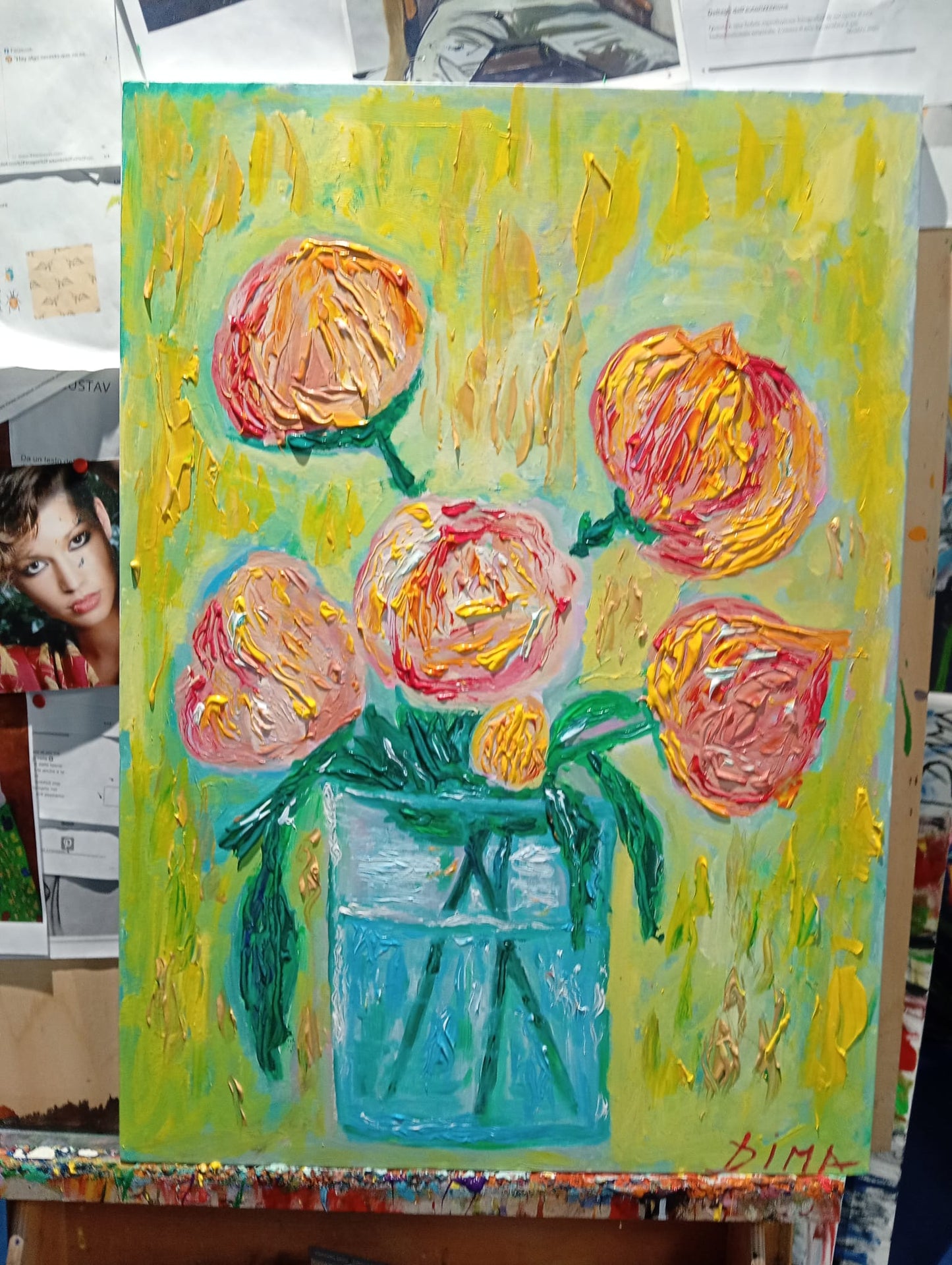 Vaso di rose
